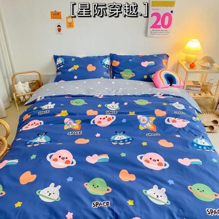 91家纺网 家纺一手货源 找家纺 星期八 2020新款全棉13070开学四件套 星际穿越