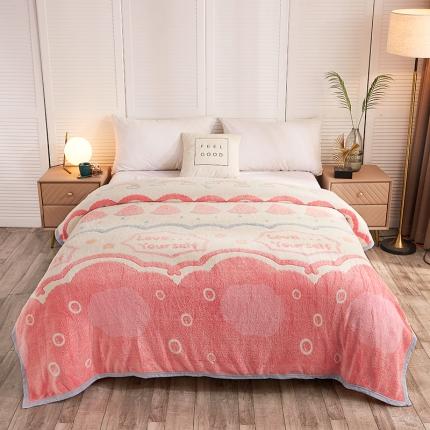 91家纺网 家纺一手货源 找家纺 （总）曼町 2020新品零静电加厚毛毯珊瑚绒法莱绒雪花绒