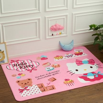 91家纺网 家纺一手货源 找家纺 （总）卡初 2021新款正版授权KT小尺寸地垫