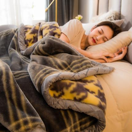 91家纺网 家纺一手货源 找家纺 （总）新印象 2024新款拉舍尔毛毯