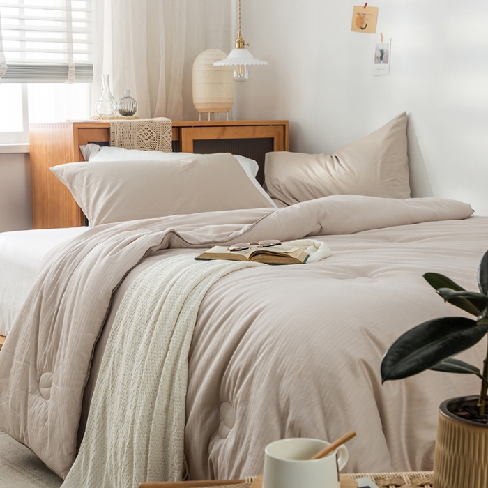 91家纺网 家纺一手货源 找家纺 （总）2020新款德国A级抗菌技术纯棉大豆被 冬被春秋被夏被