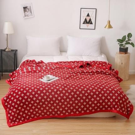 91家纺网 家纺一手货源 找家纺 （总）卡奥2020新款单层加厚毛毯休闲云貂绒盖毯法莱绒空调毯