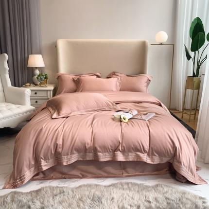 91家纺网 家纺一手货源 找家纺 （总）馨蕊家居 2021新款100s极光匹马绒棉四件套