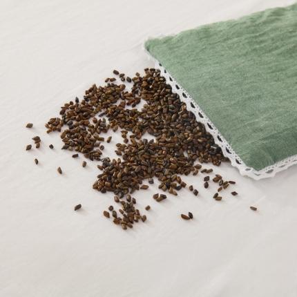 91家纺网 家纺一手货源 找家纺 新款60S全棉贡缎A类天然草本香薰枕头护颈枕茉莉花-白含药包