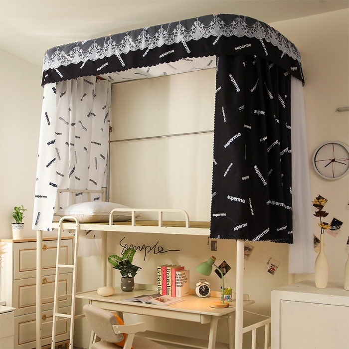 91家纺网 家纺一手货源 找家纺 迪凡保罗 2021新款C08导轨遮光帘学生蚊帐 超级明星