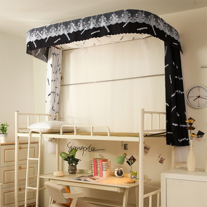 91家纺网 家纺一手货源 找家纺 迪凡保罗 2021新款C08导轨遮光帘学生蚊帐 超级明星