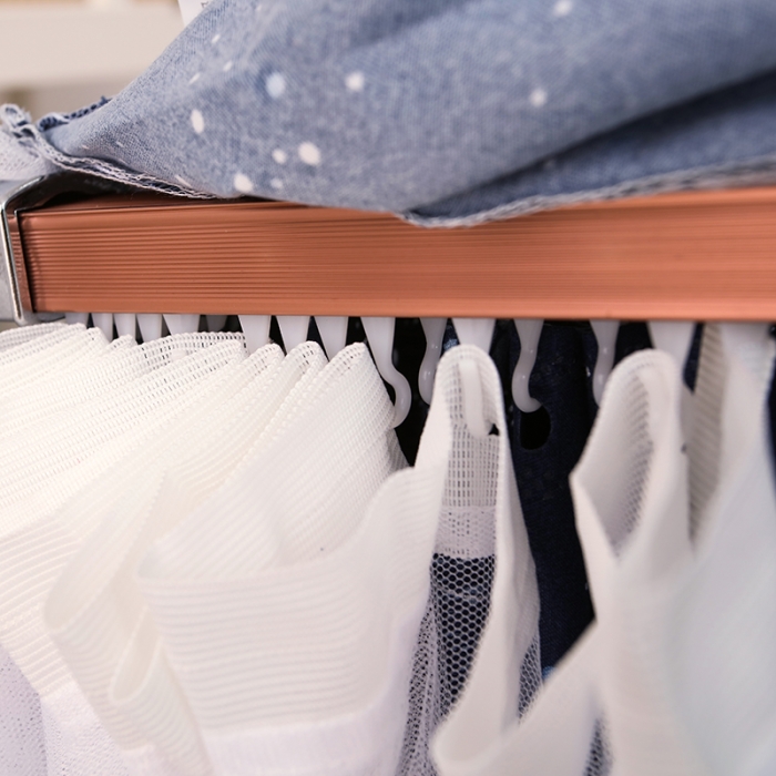 91家纺网 家纺一手货源 找家纺 迪凡保罗 2021新款C08导轨遮光帘学生蚊帐 浪漫之星