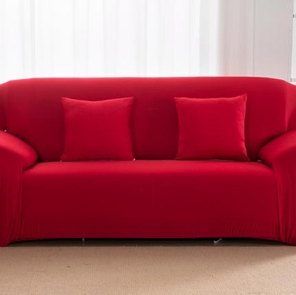 雷盛家纺 2020新款沙发套 大红