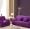 91家纺网 家纺一手货源 找家纺 雷盛家纺 2020新款沙发套 紫色