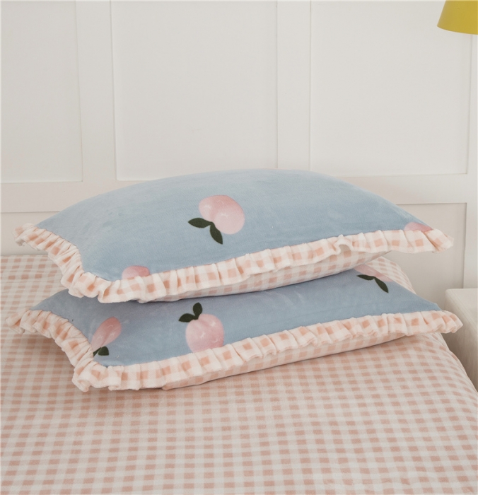 91家纺网 家纺一手货源 找家纺 青竹苑韩版牛奶绒四件套法莱绒水晶雕花绒加厚保暖 水晶之恋-兰