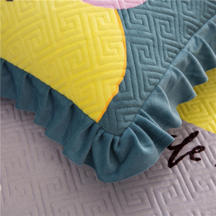 91家纺网 家纺一手货源 找家纺 冬然 2020升级款榻榻米水晶绒床盖炕盖 萌萌鸭