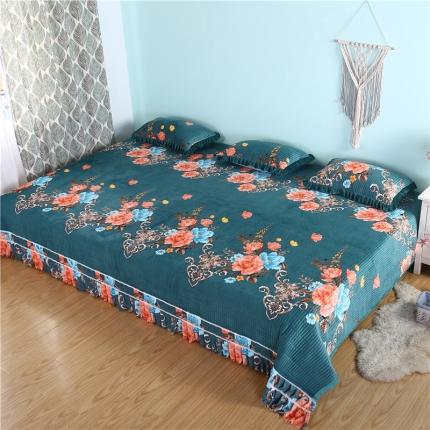 91家纺网 家纺一手货源 找家纺 （总）冬然 2020新款水晶绒榻榻米床盖炕盖