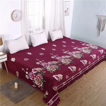 91家纺网 家纺一手货源 找家纺 （总）冬然 2020新款水晶绒榻榻米床盖炕盖