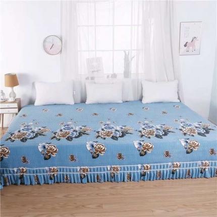 91家纺网 家纺一手货源 找家纺 （总）冬然 2020新款水晶绒榻榻米床盖炕盖