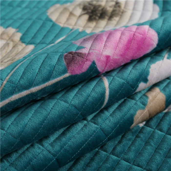 91家纺网 家纺一手货源 找家纺 （总）冬然 2020新款水晶绒榻榻米床盖炕盖