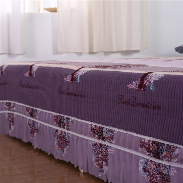 91家纺网 家纺一手货源 找家纺 冬然 2020新款水晶绒榻榻米床盖炕盖 发财树