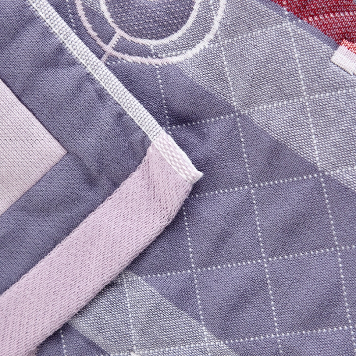 91家纺网 家纺一手货源 找家纺 朴尔 2020新款彩色糖果纯棉三层纱布枕巾 不要抱怨粉