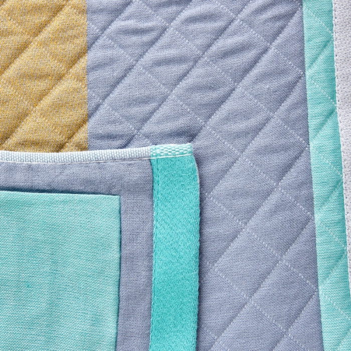 91家纺网 家纺一手货源 找家纺 朴尔 2020新款彩色糖果纯棉三层纱布枕巾 开心菠萝绿