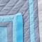 91家纺网 家纺一手货源 找家纺 朴尔 2020新款彩色糖果纯棉三层纱布枕巾 美好的一天蓝