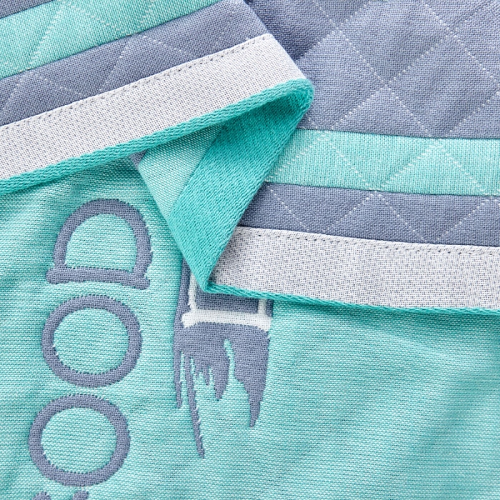 91家纺网 家纺一手货源 找家纺 朴尔 2020新款彩色糖果纯棉三层纱布枕巾 美好的一天绿