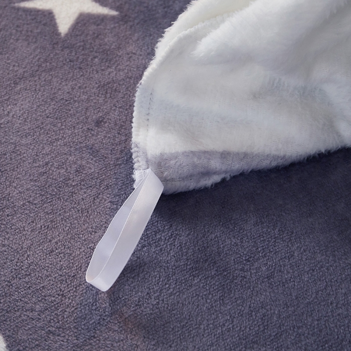 91家纺网 家纺一手货源 找家纺 迷仙巢 2020新款160克法莱绒印花四件套 白熊