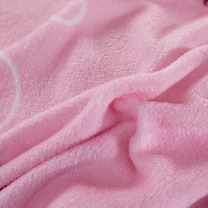 91家纺网 家纺一手货源 找家纺 迷仙巢 2020新款160克法莱绒印花四件套 菠萝