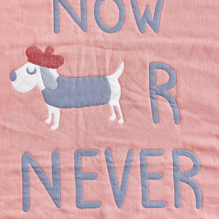 91家纺网 家纺一手货源 找家纺 朴尔 2020新款彩色糖果纯棉三层纱布枕巾 调皮狗橘色