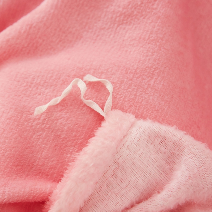 91家纺网 家纺一手货源 找家纺 迷仙巢 2020新款160克法莱绒印花四件套 粉红女郎