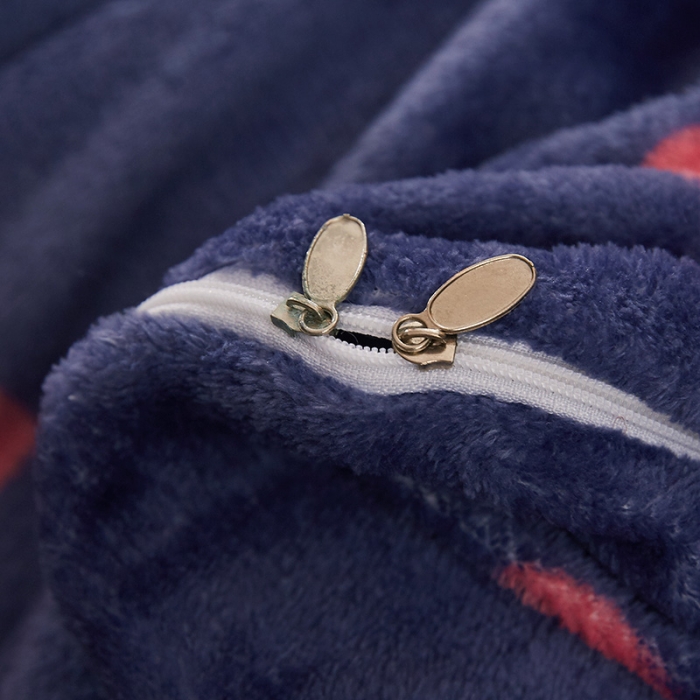 91家纺网 家纺一手货源 找家纺 迷仙巢 2020新款160克法莱绒印花四件套 浪漫星空