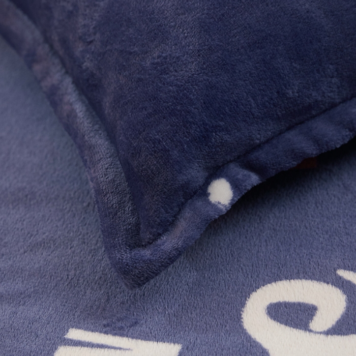 91家纺网 家纺一手货源 找家纺 迷仙巢 2020新款160克法莱绒印花四件套 浪漫星空