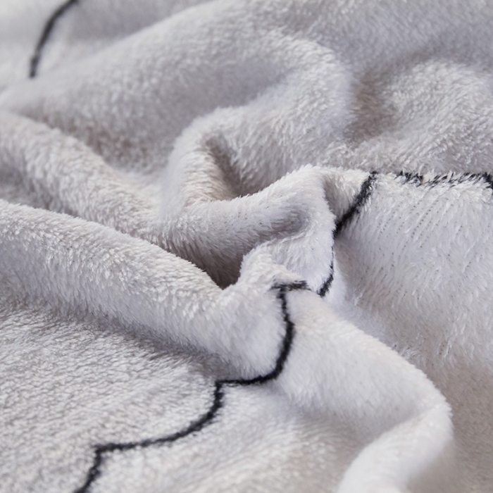 91家纺网 家纺一手货源 找家纺 迷仙巢 2020新款160克法莱绒印花四件套 淘气猫