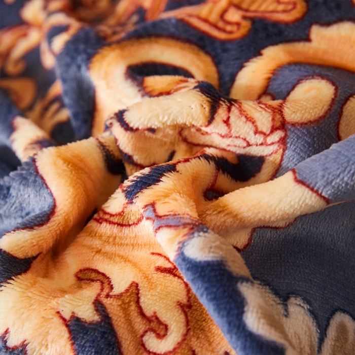 91家纺网 家纺一手货源 找家纺 迷仙巢 2020新款牛奶金貂绒四件套 典雅