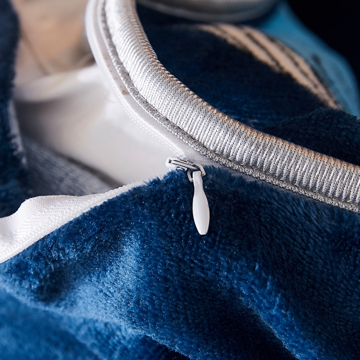 91家纺网 家纺一手货源 找家纺 迷仙巢 2020新款牛奶金貂绒四件套 海洋