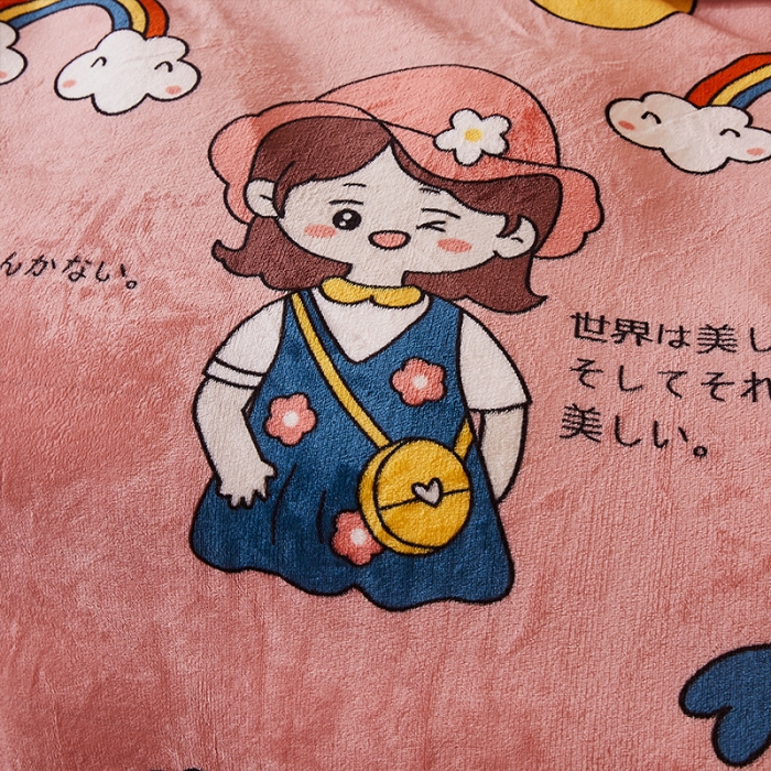 91家纺网 家纺一手货源 找家纺 迷仙巢 2020新款牛奶金貂绒四件套 青春