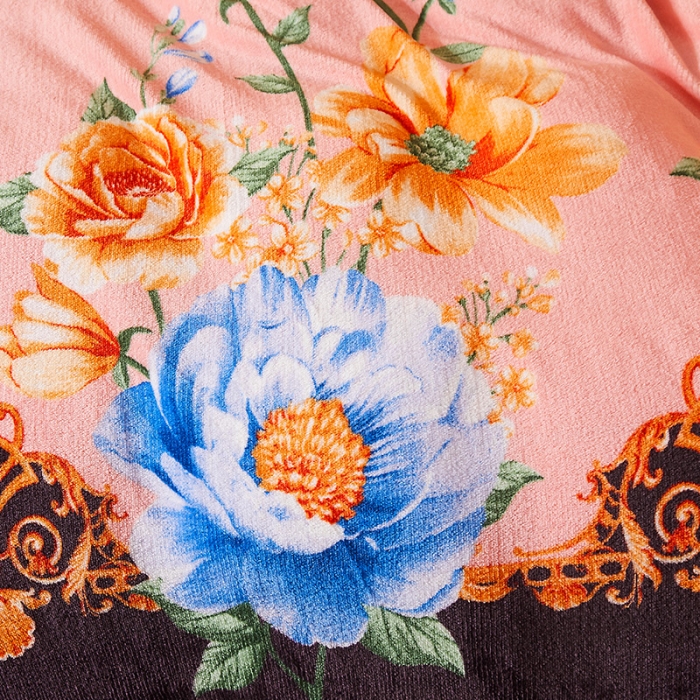 91家纺网 家纺一手货源 找家纺 迷仙巢 2020新款牛奶金貂绒四件套 盛世年华