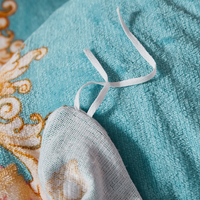 91家纺网 家纺一手货源 找家纺 迷仙巢 2020新款牛奶金貂绒四件套 五月花情