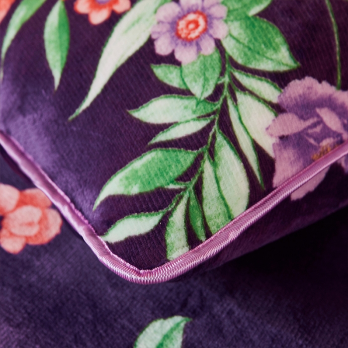 91家纺网 家纺一手货源 找家纺 迷仙巢 2020新款牛奶金貂绒四件套 一枝独秀