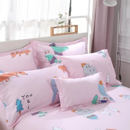 91家纺网 家纺一手货源 找家纺 总雨萝新款12868全棉纯棉枕套30*50cm一只