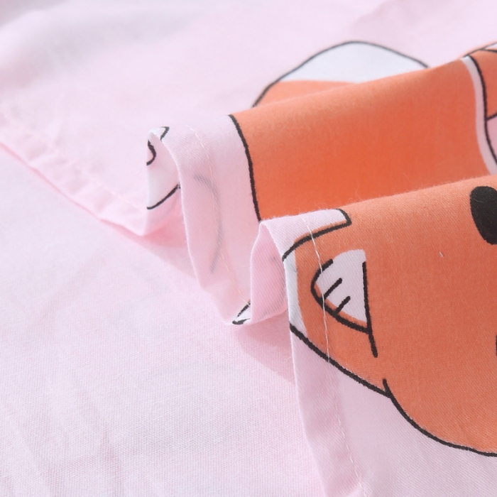 91家纺网 家纺一手货源 找家纺 雨萝家纺 2020新款12868全棉纯棉床单 萌宠世界