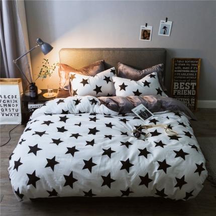 91家纺网 家纺一手货源 找家纺 艾佳 2025新款全棉棉加绒男士风宝宝水晶绒四件套蒂诺-深灰