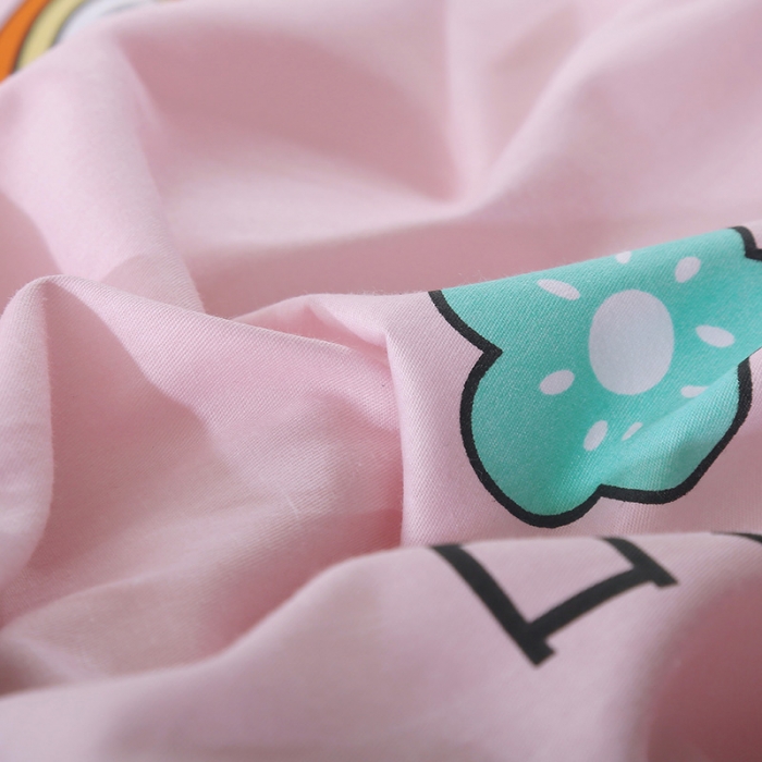 91家纺网 家纺一手货源 找家纺 雨萝家纺 2020新款12868全棉纯棉床单 小女孩