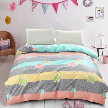 91家纺网 家纺一手货源 找家纺 雨萝家纺 2020新款12868全棉纯棉被套 亮晶晶