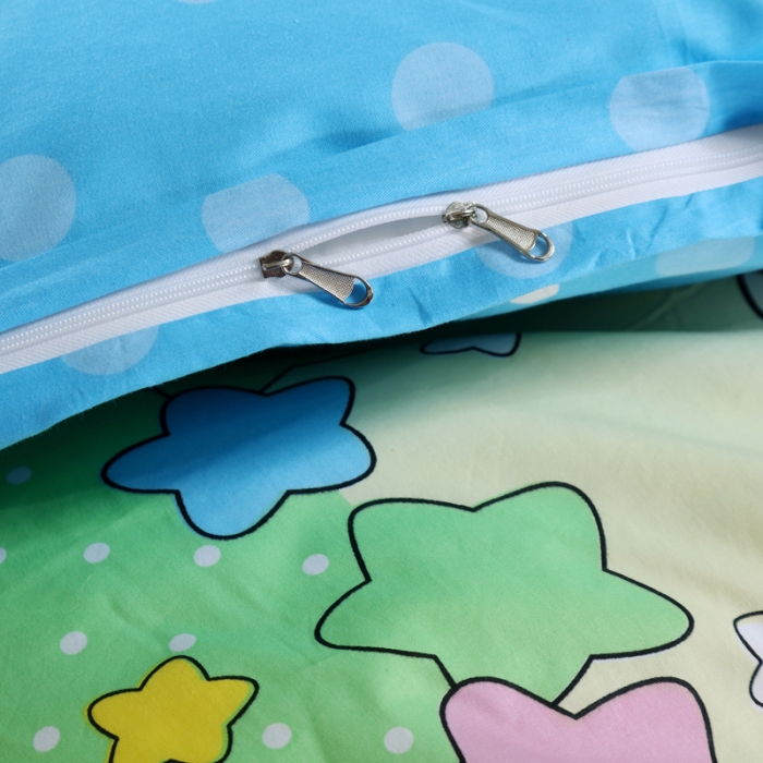 91家纺网 家纺一手货源 找家纺 雨萝家纺 2020新款12868全棉纯棉被套 星月兔