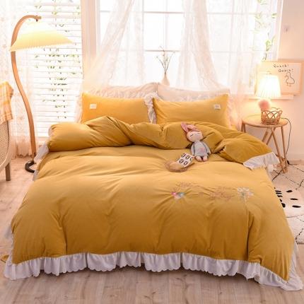 91家纺网 家纺一手货源 找家纺 （总）艾米家居 2020新款水晶绒四件套美妙时光