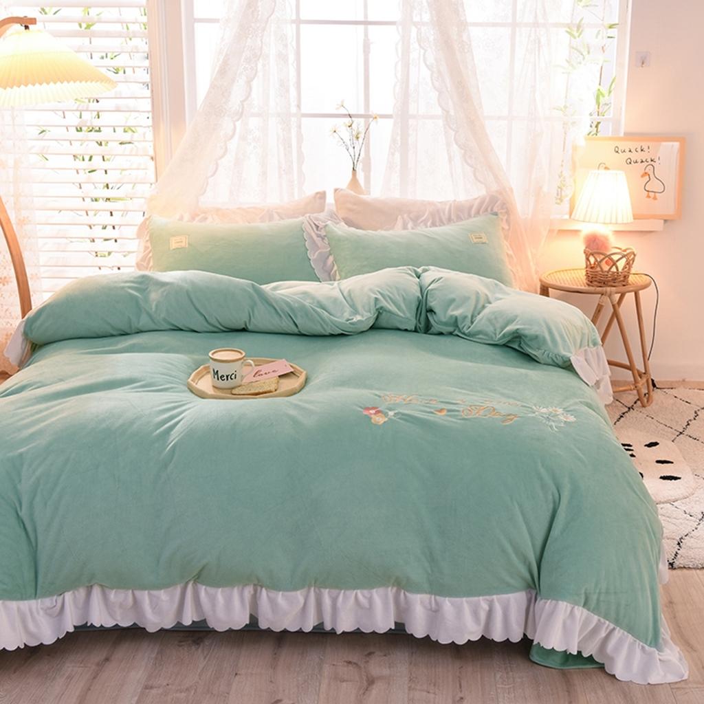 91家纺网 家纺一手货源 找家纺 （总）艾米家居 2020新款水晶绒四件套美妙时光