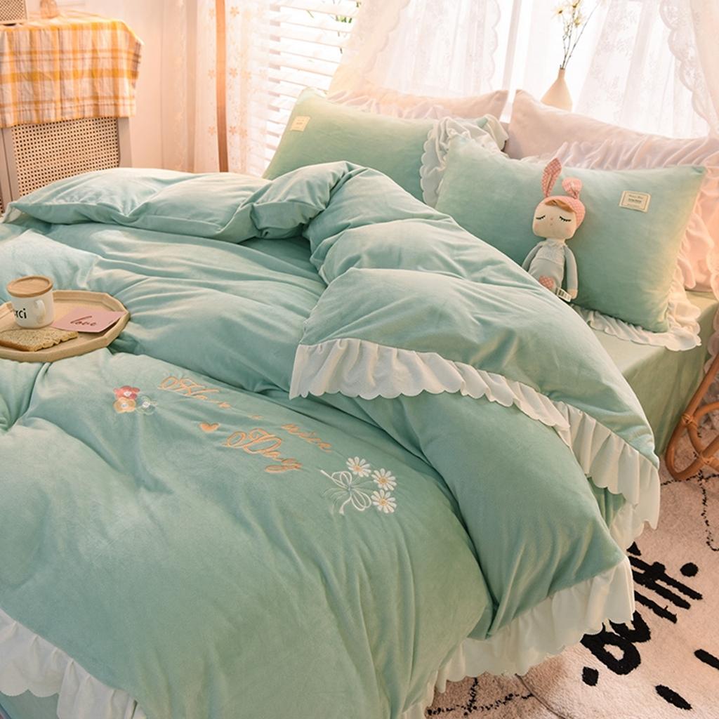 91家纺网 家纺一手货源 找家纺 （总）艾米家居 2020新款水晶绒四件套美妙时光