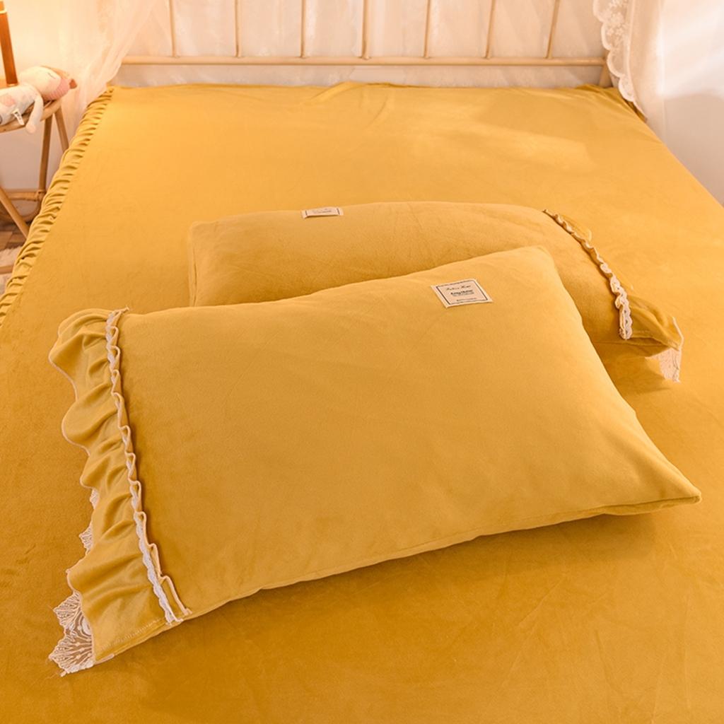 91家纺网 家纺一手货源 找家纺 艾米家居 2020新款缇娜水晶绒四件套 黄