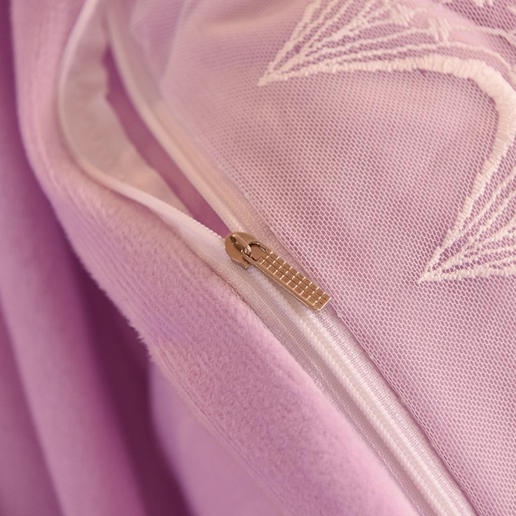 91家纺网 家纺一手货源 找家纺 艾米家居 2020新款缇娜水晶绒四件套 紫