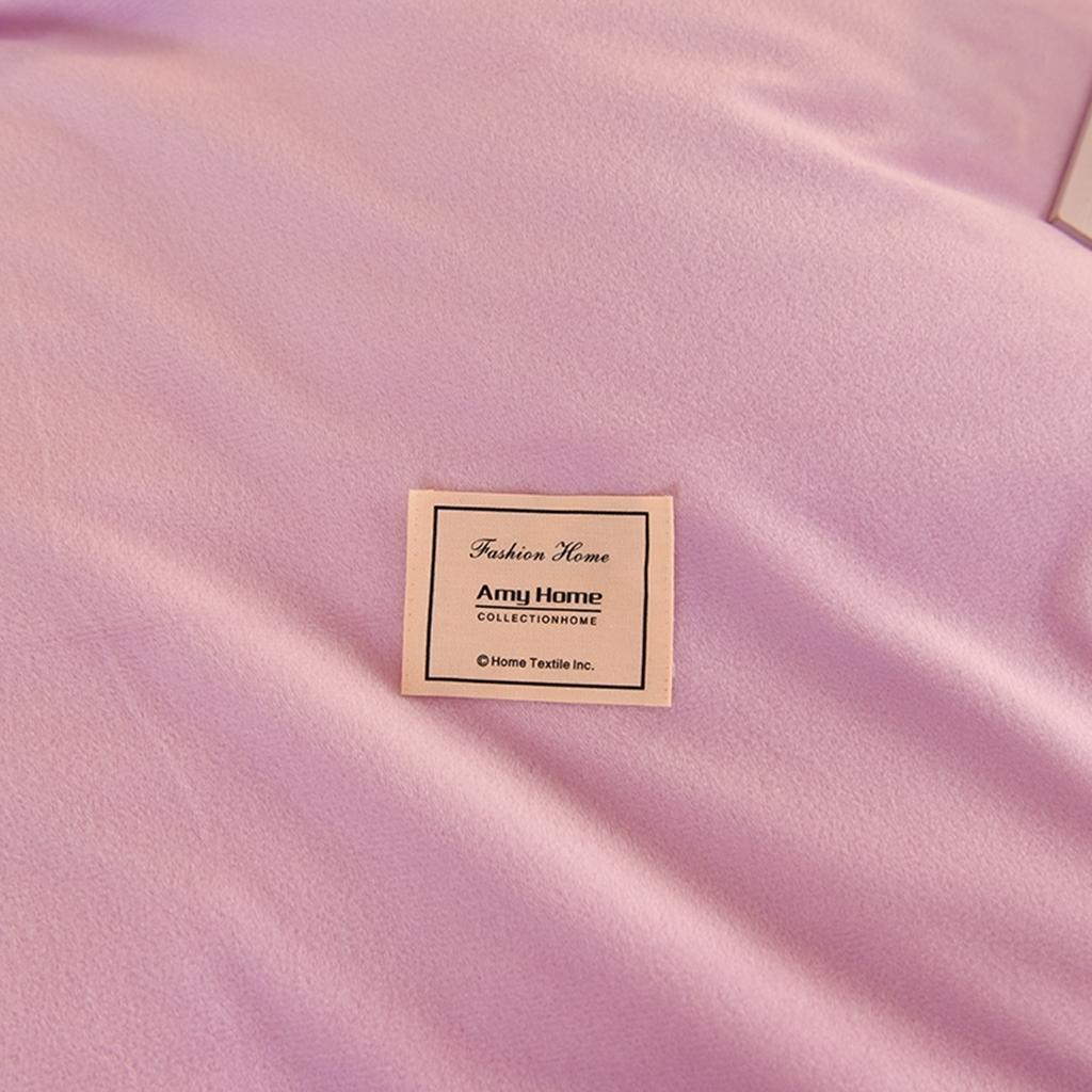 91家纺网 家纺一手货源 找家纺 艾米家居 2020新款缇娜水晶绒四件套 紫