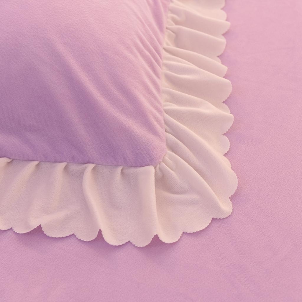 91家纺网 家纺一手货源 找家纺 艾米家居 2020新款水晶绒四件套美妙时光 紫